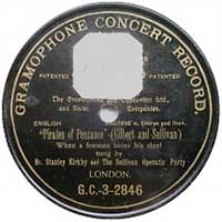 Gramophone Concert Record G C-3-2846